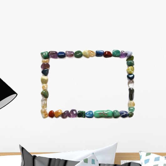 Healing Crystal Border Wall Decal