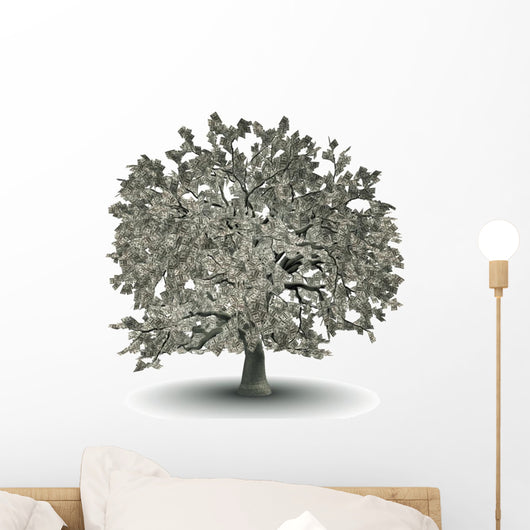 100 Dollar Tree Wall Decal