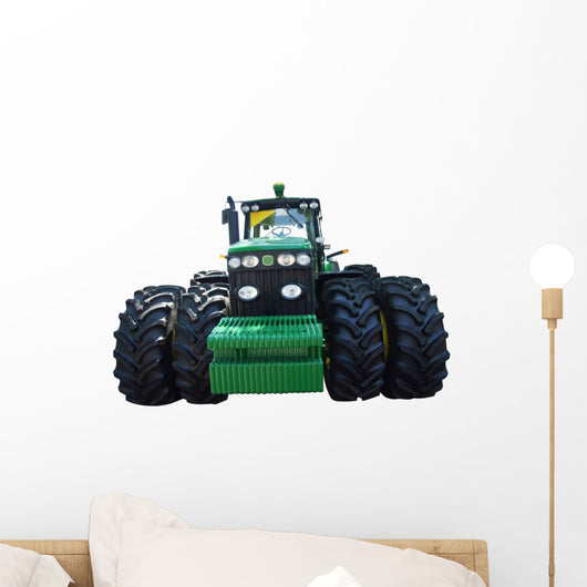 Green Tractor Wall Decal