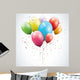 Glossy Birthday Balloons Wall Decal