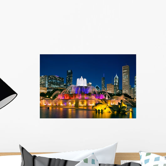 Buckingham Fountain Wall Decal