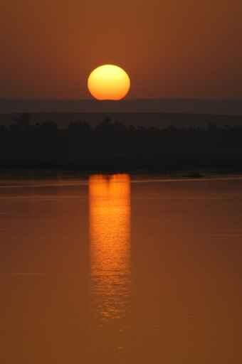 Nile Sunset Wall Decal