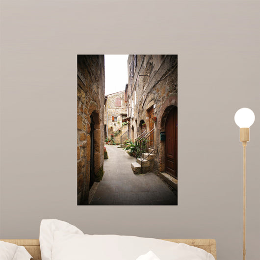 Small Backstreet Italian Village Wall Decal