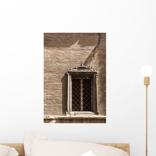 Window Brick Wall Wall Decal