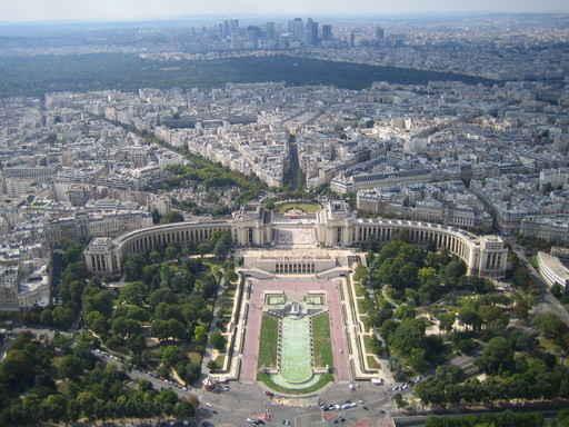 Paris from Sky Wall Decal
