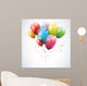 Transparent Birthday Balloons Wall Decal
