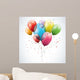 Transparent Birthday Balloons Wall Decal
