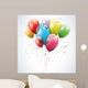 Transparent Birthday Balloons Wall Decal