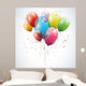Transparent Birthday Balloons Wall Decal