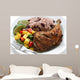 Jerk Chicken Plate Jamaican Wall Decal