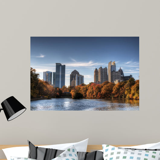 Atlanta from Piedmont Park Wall Decal