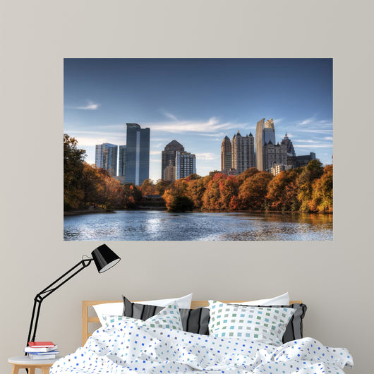 Atlanta from Piedmont Park Wall Decal