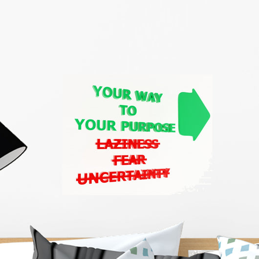 Your Way to Your Wall Decal