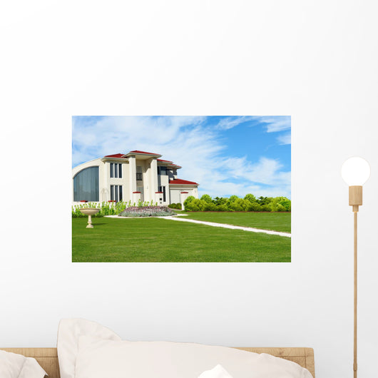 Luxury Suburban House Wall Decal