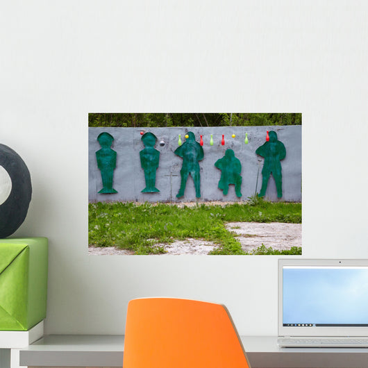 Shooting Range for Paintball Wall Decal