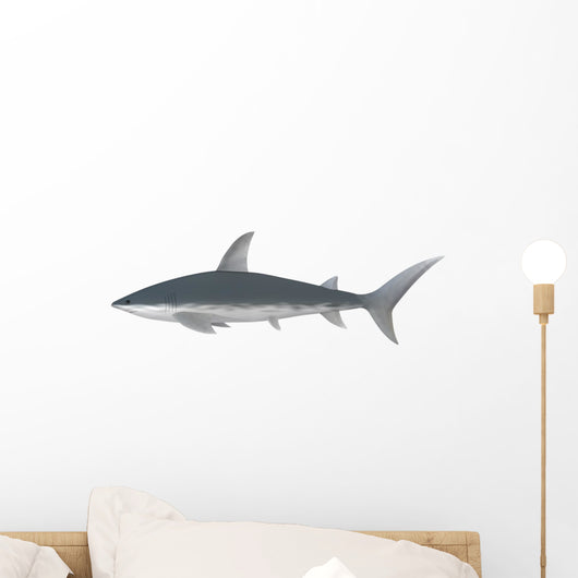 Shark White Wall Decal