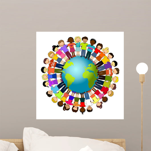 Happy World Wall Decal