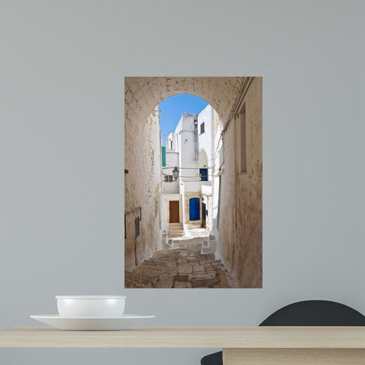 Alleyway Ostuni Puglia Italy Wall Decal