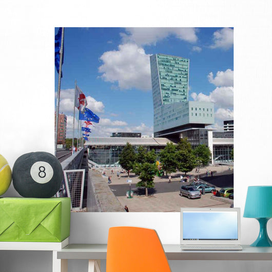 Modern Buildings Lille Wall Decal