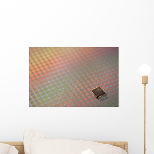 Silicon Ics Wafer Wall Decal