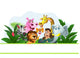 Animal Cartoon Wall Decal