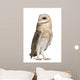 Barn Owl Looking Around Wall Decal