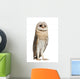Watchful Barn Owl Wall Decal