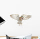 Spread Wings Barn Owl Wall Decal