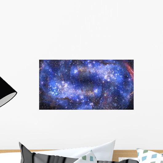 Blue Nebula Gas Cloud Wall Decal