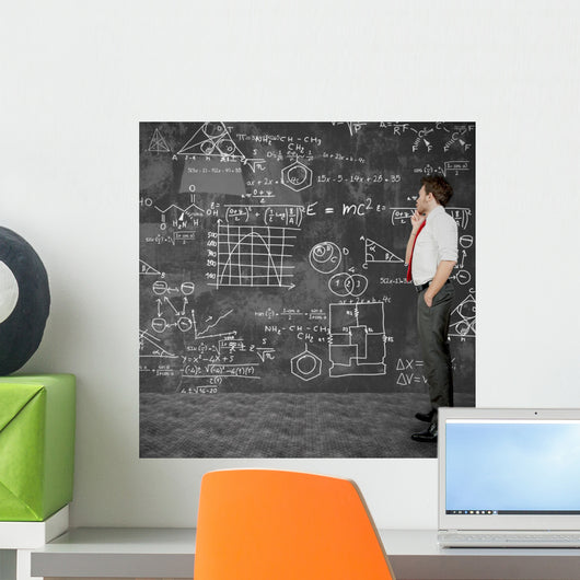 Businessman Solve Problems Wall Decal