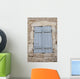 Blue Wooden Shutters Wall Decal