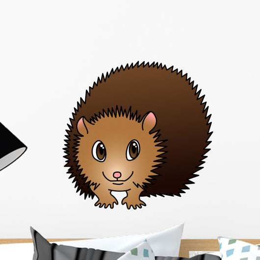 Cartoon Hedgehog Wall Decal