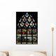 France Historical Church Stained Glass 2 Wall Decal