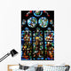 France Historical Church Stained Glass 1 Wall Decal
