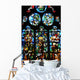 France Historical Church Stained Glass 1 Wall Decal