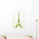 Paris Go Green Concept Wall Decal