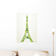Paris Go Green Concept Wall Decal