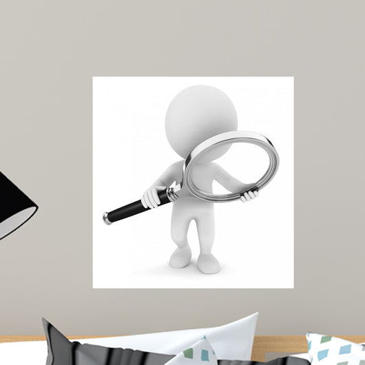 3D White People with Wall Decal
