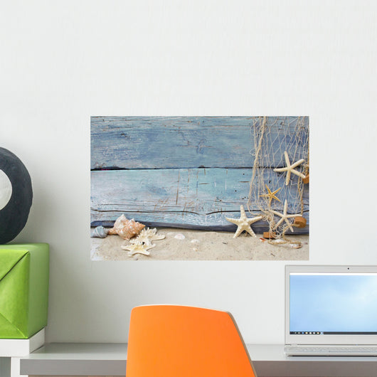 Sea Life Blue Wall Decal