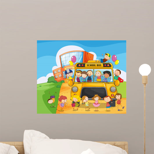 School Bus and Wall Decal