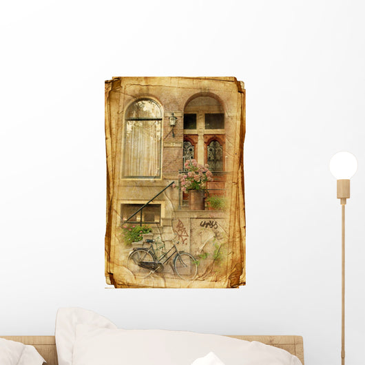 Streets Old Amsterdam Wall Decal