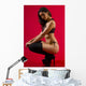 Photo shoot with bruntte model Wall Mural