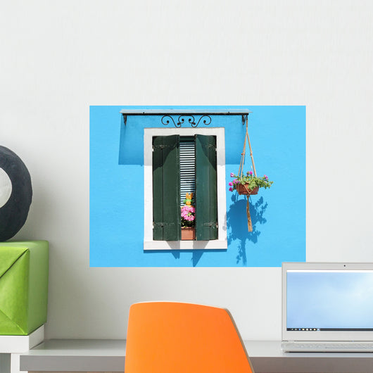 Colorful Facade with Window