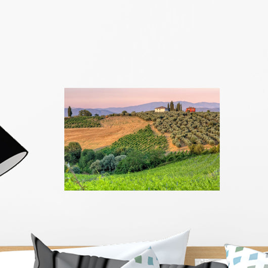 Landscape Tuscany Evening Sun