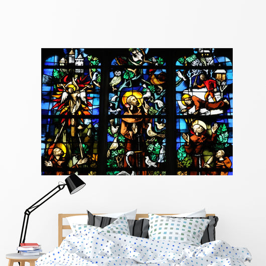 France Historical Church Pont Wall Mural