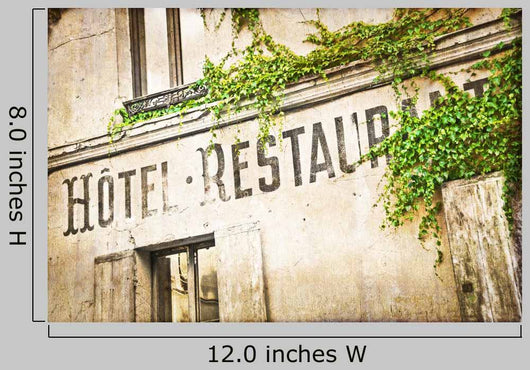 Enseigne Hotel Restaurant Vintage