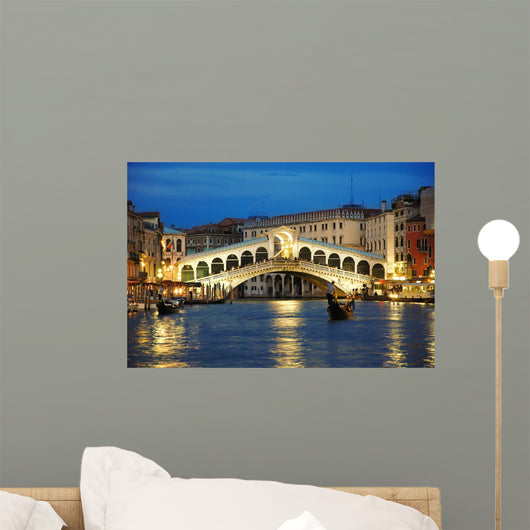 Rialto Bridge Venice Wall Mural
