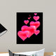 Corazones Rojosred Hearts Wall Mural