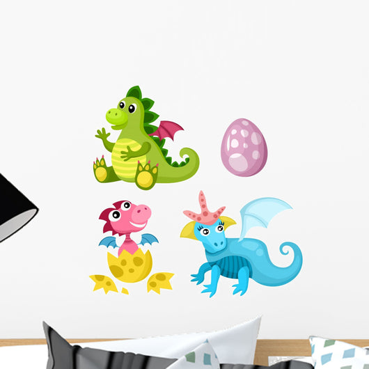 Dino Set Wall Mural