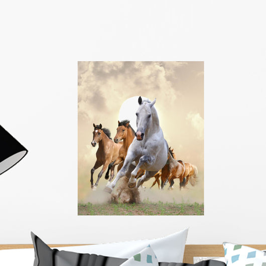 Horses Sunset